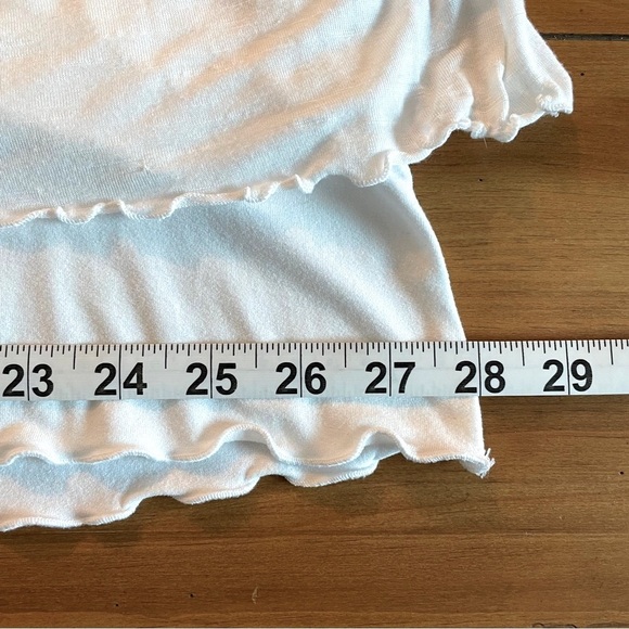 Studio West White Mixed Lace Jersey Knit Tank Top Size 2X - Picture 10 of 11